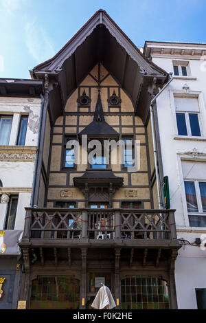 Birthplace of the Flemish priest Adolf Daens at Aalst, Alost, Flanders ...