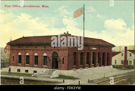 Post office, Brookhaven, Miss. Post office, Brookhaven, Miss Stock Photo