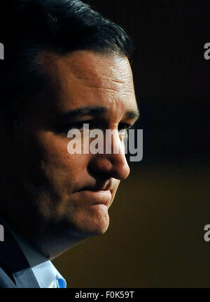 Henderson, Nevada, USA. 14th Aug, 2015. Republican presidential candidate, Sen. TED CRUZ, R-Texas, speaks during a campaign event at Sun City Anthem. © David Becker/ZUMA Wire/Alamy Live News Stock Photo