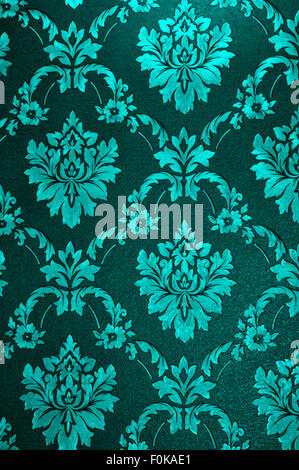 old damask wallpaper, tapestry Stock Photo