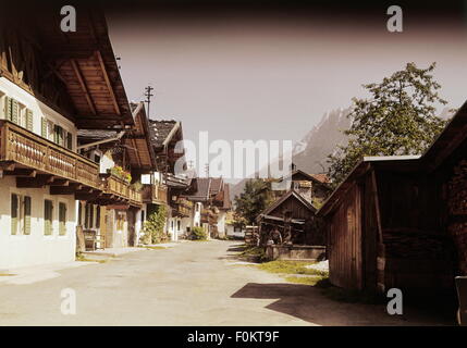 geography / travel, Germany, Bavaria, Garmisch-Partenkirchen, Fruehlingsstrasse, 1960s, Additional-Rights-Clearences-Not Available Stock Photo