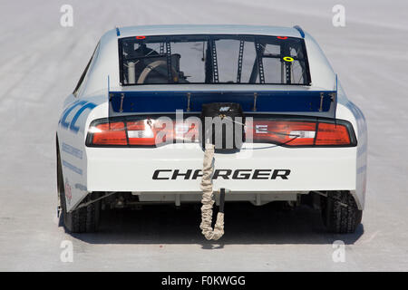 Detail view of an unidentified racing car during the World of Speed at Bonneville Salt Flats Recreation Area Utah USA, 2012. Stock Photo