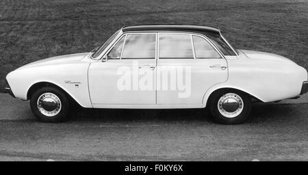 transport / transportation, car, vehicle variants, Ford Taunus 17M (P3), design by Uwe Bahnsen, side view, left, September 1963, Additional-Rights-Clearences-Not Available Stock Photo