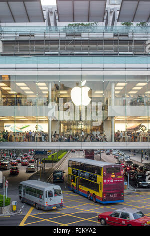 Apple Store, IFC Mall, Hong Kong Stock Photo