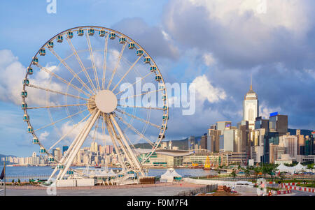 Ferris wheel in Hong Kong Stock Photo