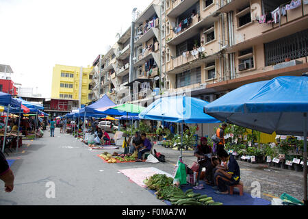 Gaya Street Sunday Market, Kota Kinabalu Sabah Malaysia Stock Photo