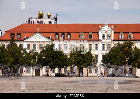 Domplatz Cathedral square and the Landtag, seat of the government of Saxony-Anhalt, Magdeburg, Saxony- Anhalt, Germany Stock Photo