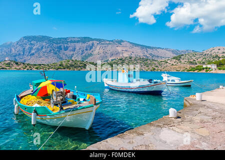 Boats in harbour. Symi, Greece Stock Photo