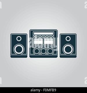 stereo sign Stock Vector