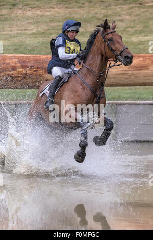 FBE Gatcombe 2015 - Louise Harwood riding Whitson - CIC3* Stock Photo