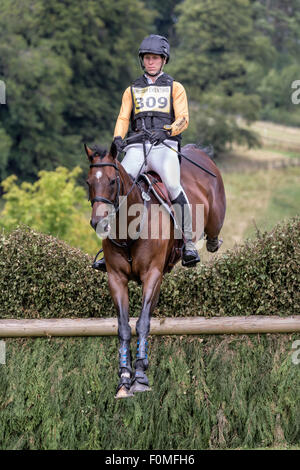 FBE Gatcombe 2015 - Nick Gauntlett riding El Grado - CIC3* Stock Photo