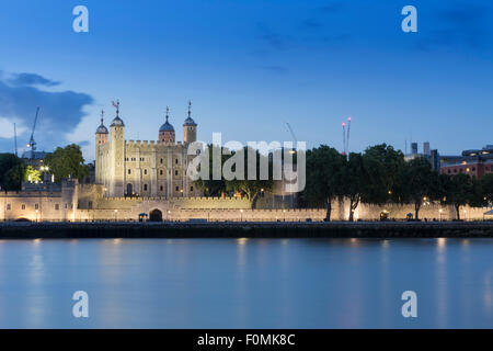 The Tower of London, London castle, royal palace and medieval prison in London, England Stock Photo