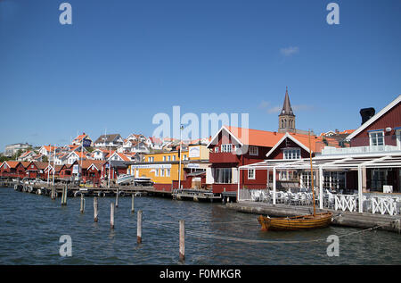 Waterfront at Fjallbacka, Sweden Stock Photo