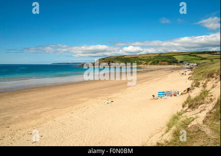 Praa sands beach near Helston in Cornwall, UK Stock Photo