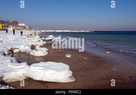 Feb. 2, 2010 - Odessa, Ukraine - Lanzheron's beach,  Odessa, Ukraine, Eastern Europe (Credit Image: © Andrey Nekrasov/ZUMA Wire/ZUMAPRESS.com) Stock Photo