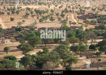 Today's Dogon typical village. Stock Photo