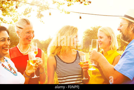 Diverse People Party Togetherness Friendship Concept Stock Photo - Alamy