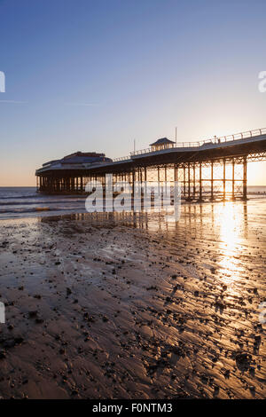 England, Norfolk, Cromer, Cromer Pier at Dawn Stock Photo