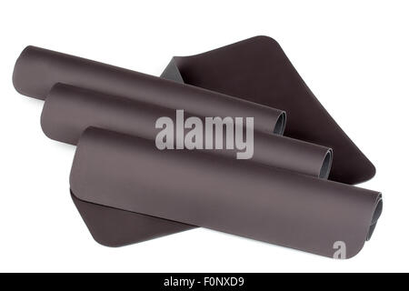 Group of mouse pads isolated on a white background Stock Photo
