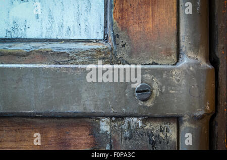 San Francisco Street Car Door Hinge Stock Photo