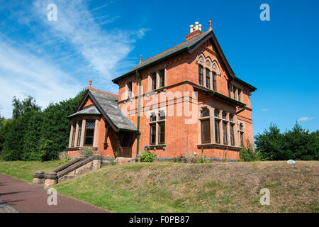The Superintendants Cottage at Papplewick Pumping Station, Nottinghamshire England UK Stock Photo