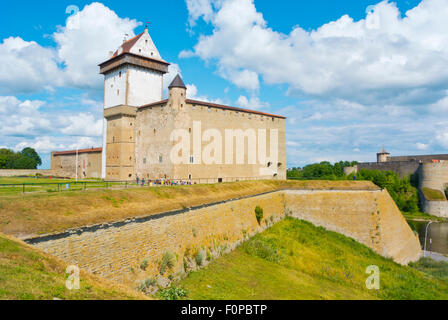 Hermanni Linnus, Hermann castle, Narva, Ida-Viru County, eastern Estonia, Europe Stock Photo