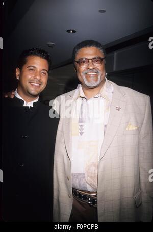 ROSEY GRIER with son Roosevelt Kennedy Grier at Quincy Jones honors Youth Delegation, CAA Beverly Hills Ca. 2000.k19929np. © Nina Prommer/Globe Photos/ZUMA Wire/ZUMA Wire/Alamy Live News Stock Photo