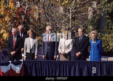 JIMMY CARTER with Rosalynn Carter, Gernald Ford and Betty Ford, Richard Nixon and Pat Nixon.l2212. © Lisa Rose/Globe Photos/ZUMA Wire/ZUMA Wire/Alamy Live News Stock Photo