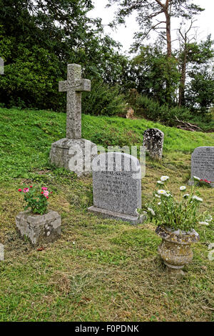 gravestone of Albert Nash at Imber graveyard Stock Photo