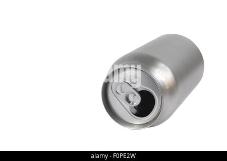 Aluminum can isolated on a white background Stock Photo