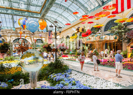 Bellagio Conservatory and Botanical Gardens, Las Vegas Stock Photo