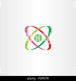 molecule icon atom symbol logo vector sign Stock Vector