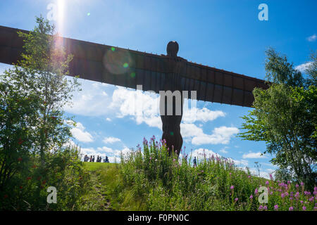 Angel of the North, Gateshead. Stock Photo