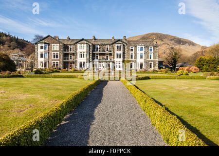 Inn On The Lake Hotel, Glenridding, Lake Ullswater, Lake District, Cumbria, England Stock Photo