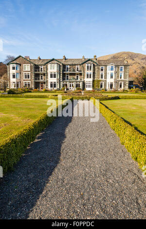 Inn On The Lake Hotel, Glenridding, Lake Ullswater, Lake District, Cumbria, England Stock Photo