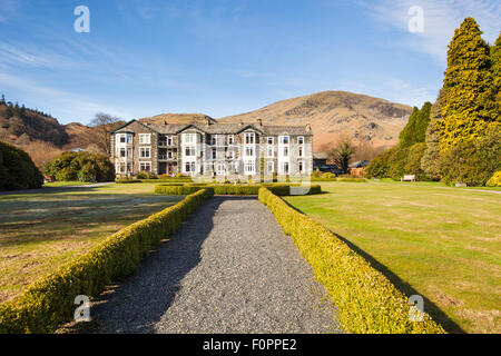 Inn On The Lake Hotel, Glenridding, Lake Ullswater, Lake District, Cumbria, England Stock Photo