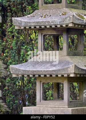 Portland's Japanese Garden is a top attraction in the city Stock Photo