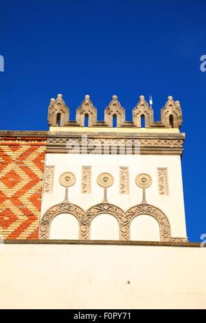 Detail Of Governor's Palace, Rhodes, Dodecanese, Greek Islands, Greece, Europe Stock Photo
