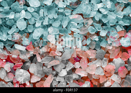 colored salt texture. element of design. Stock Photo