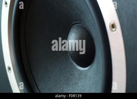 speaker close up. Element speaker system Stock Photo