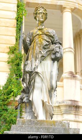Old statue depicting Roman goddess Stock Photo
