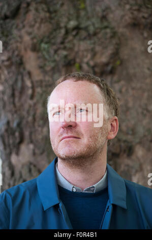 Artist Nathan Coley appearing at the Edinburgh International Book Festival Stock Photo