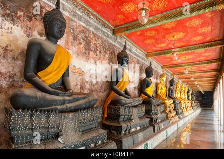 Wat Suthat dating from the first half of the 19th century, Bangkok, Thailand, Southeast Asia, Asia Stock Photo