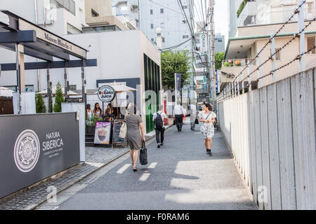 Street scene of Aoyama,Minato-Ku,Tokyo,Japan Stock Photo