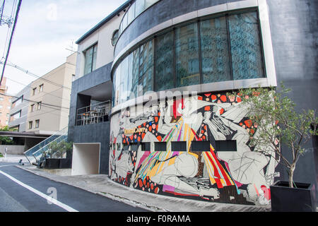 Street scene of Aoyama,Minato-Ku,Tokyo,Japan Stock Photo