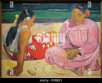 Tahitian Women Femmes de Tahiti 1891 Paul Gauguin 1848-1903 Stock Photo ...