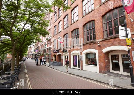 Canal street Manchester gay village England UK Stock Photo