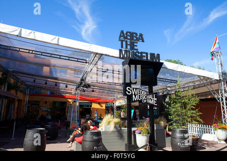 ABBA The Museum an interactive exhibition featuring pop group ABBA in Stockholm, Sweden, Scandinavia, Europe Stock Photo