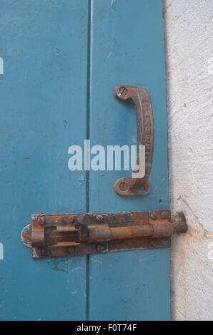 Bolted door Stock Photo
