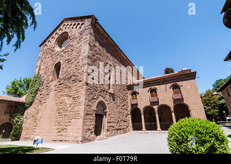 Sant Joan de les Abadesses monastery. Benedictine. XIIth century. Stock Photo